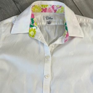 Lilly Pulitzer white shirt